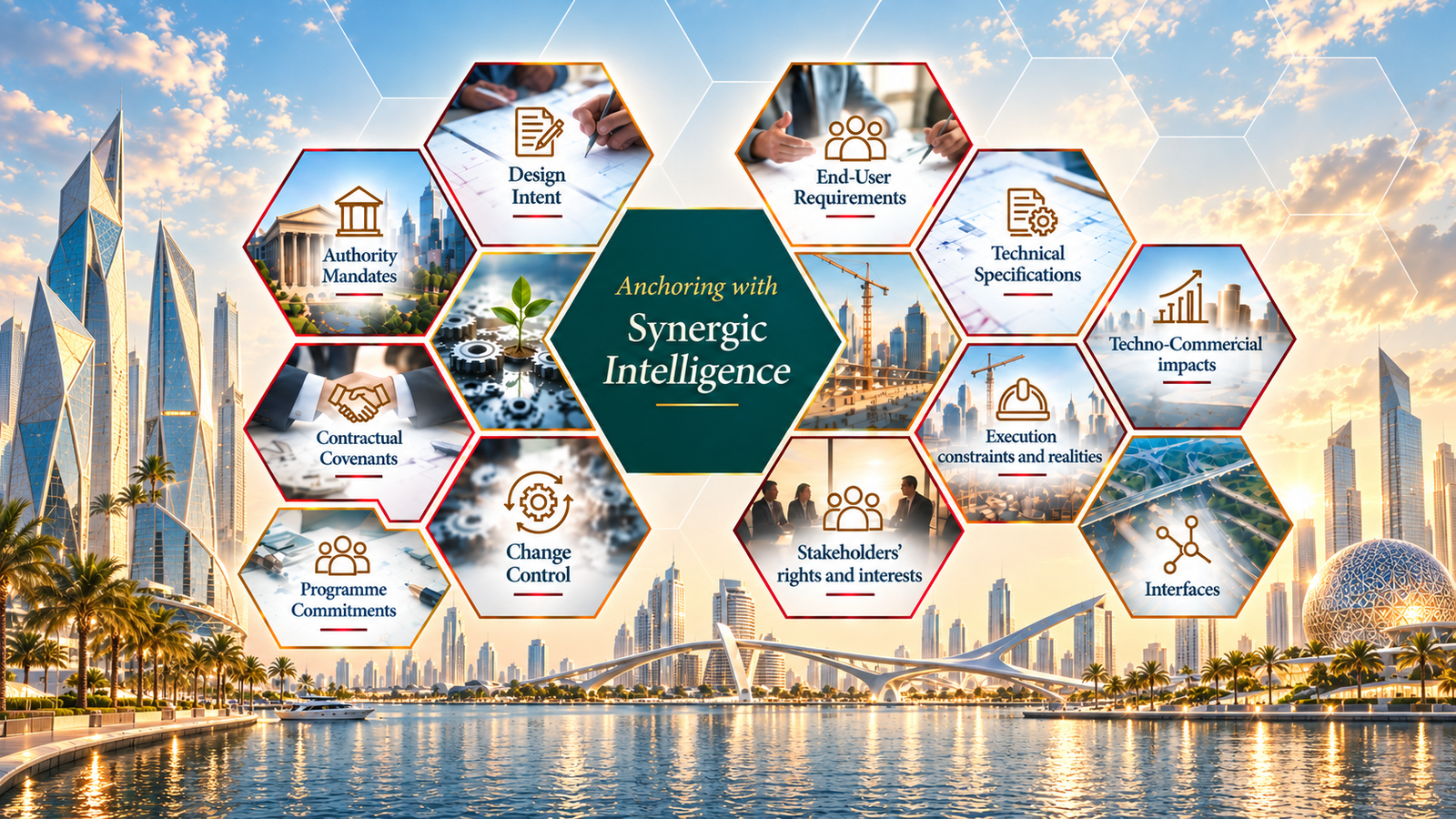 Synergic Intelligence connecting design, stakeholders, contracts, technical requirements, programme, and project controls